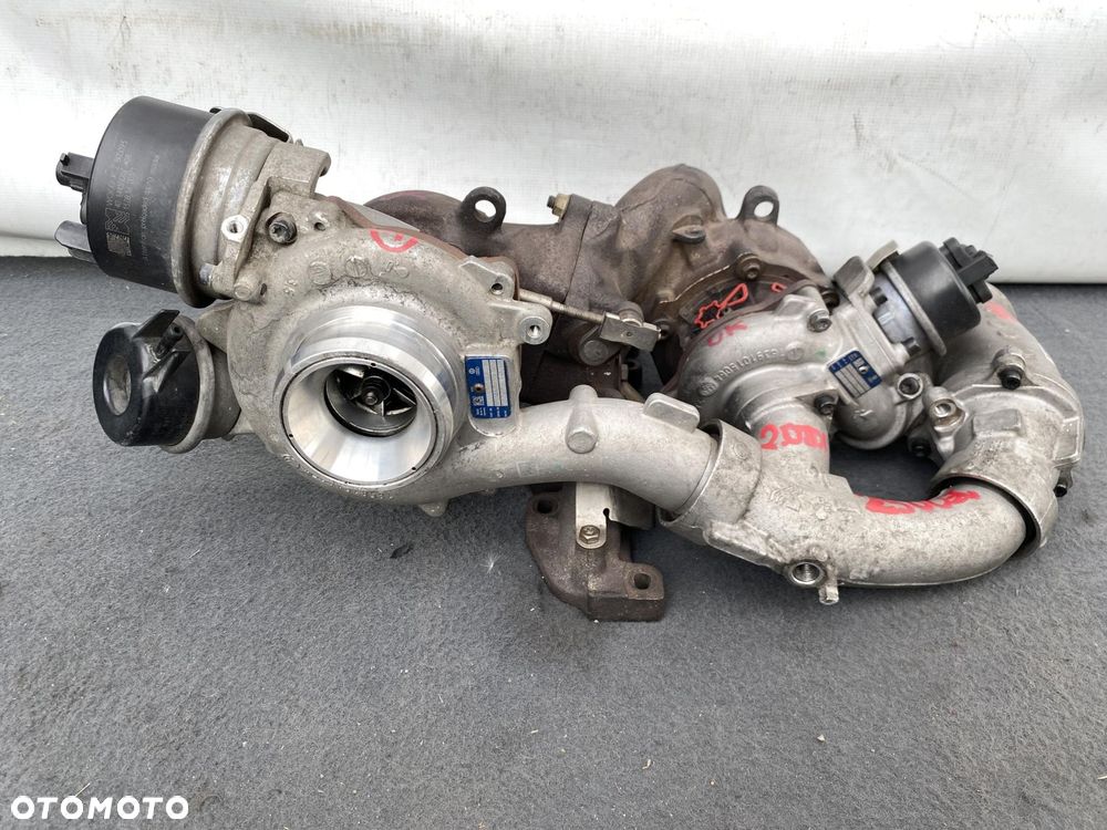 VW CRAFTER II MAN TGE 2.0 TDI 15- TURBINA TURBOSPRĘŻARKA BI-TURBO DEMONTAŻ - 2
