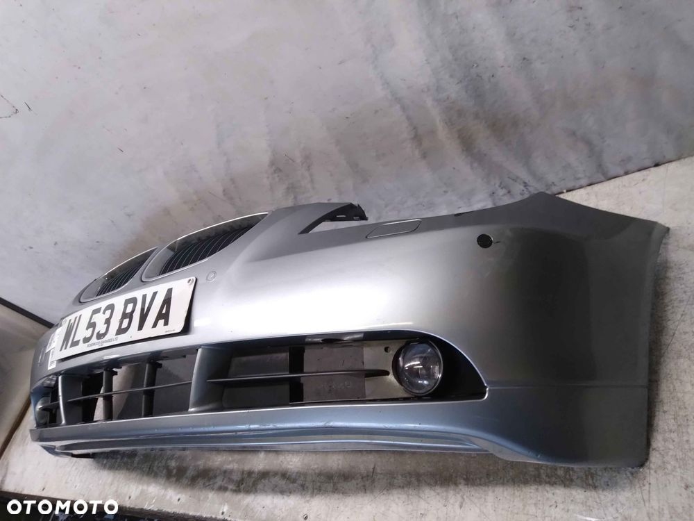 ^ ZDERZAK PRZÓD PRZEDNI BMW E60 E61 SERIA 5 SILBERGRAU SZARY PDC CZUJNIKI SPRYSKIWACZE LAMP XENON HALOGENY - 2