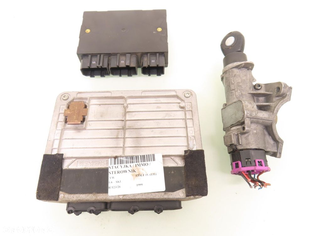 STACYJKA STEROWNIK VW GOLF IV 1.6 06A906019 5WP419003 1C0962258E - 2