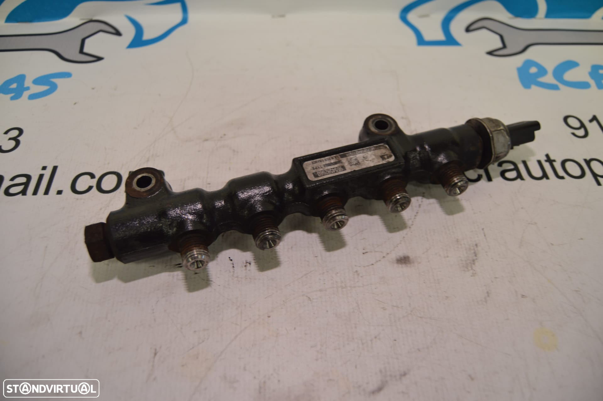 REGUA INJETOR INJETORES MINI COOPER R56 1.6D 16V 110CV 9HZ 9654592680 CLUBMAN R55 CABRIO R57 PEUGEOT PARTNER 207 307 308 407 CITROEN BERLINGO C2 C3 C4 MAZDA 3 FORD FOCUS FIESTA CMAX C-MAX INJECTOR INJECTORES - 10