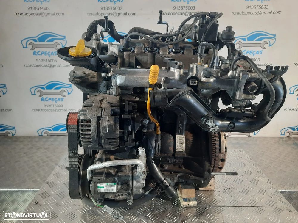 MOTOR COMPLETO 1.2i TCE 16V 100CV D4F764 D4FH764 RENAULT MODUS MOTOR ARRANQUE ALTERNADOR COMPRESSOR AR CONDICIONADO BOMBA DIRECAO DIREÇÃO TURBO INJETOR INJETORES - 9