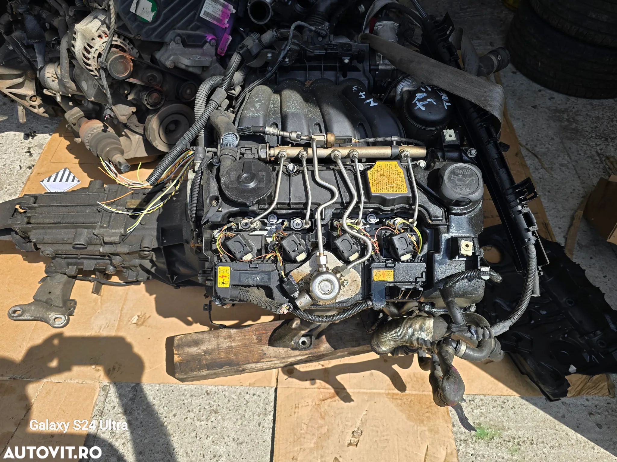 Motor BMW seria 1, 2.0 benzina tip N 43,an 2009 euro 5,fara anexe si accesorii - 1