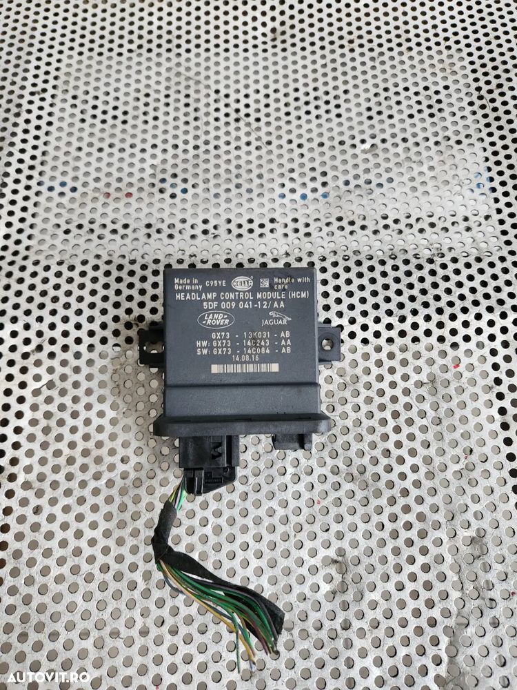 Calculator ECU Modul Lumini Land Rover Range Rover Evoque Dicovery Sport Jaguar E/F Type An 2012-2013-2014-2015-2016-2017-2018-2019 Cod GX73-13K031-AB GC73-14C243-AA GX73-14C084-AB Dezmembrez Range Rover Evoque Facelift An 2015-2016-2017-2018-2019 2.0 D Automat 4x4 Volan Stanga - Dezmembrari Arad - 4