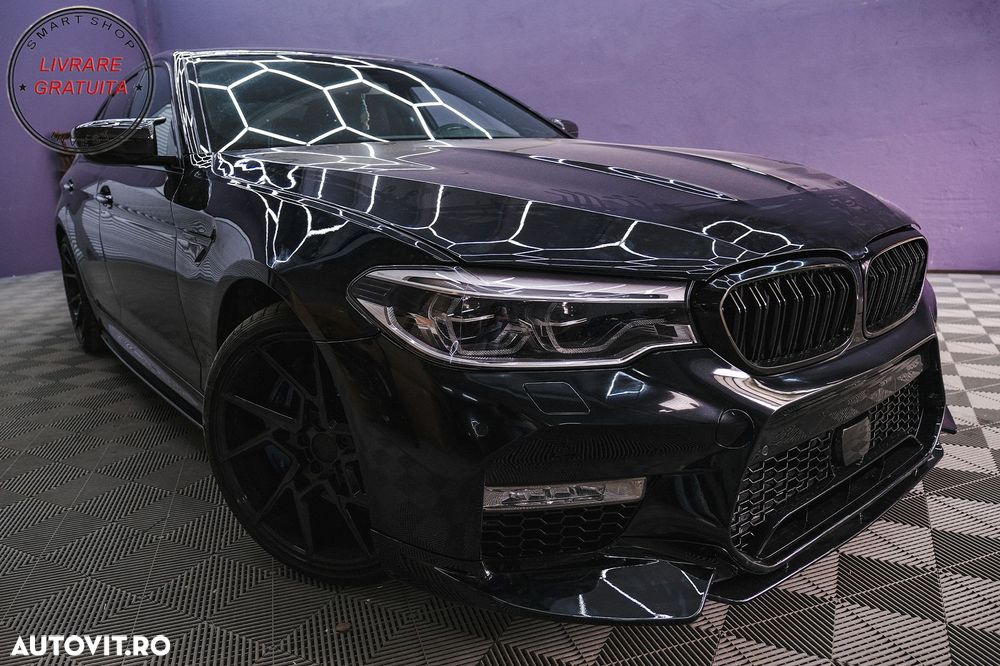 Aripi Laterale BMW 5 Series G30 G31 (2017-) Negru M5 Design- livrare gratuita - 13