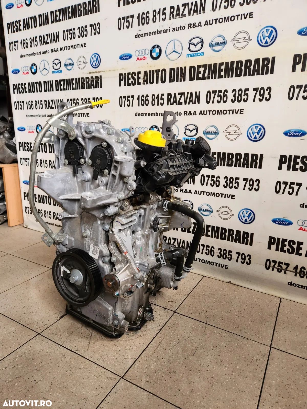Motor Nou 3.500 Km 1.0 Benzina Turbo Cod HRA0 Renault Dacia Mercedes Juke Kadjar Captur Clio 5 Mega - 1