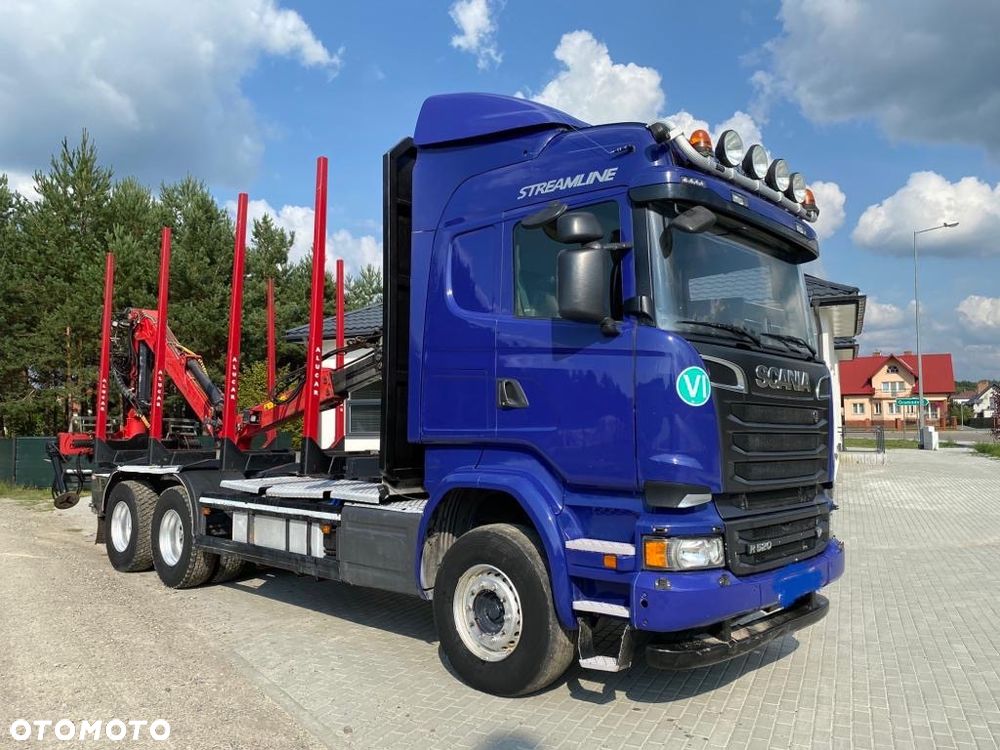 Scania R520 do drzewa lasu - 1