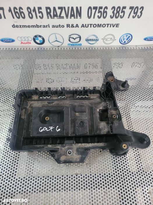 Suport Tavita Baterie Vw Golf 6 VI Plus Touran An 2008-2016 Dezmembrez Vw Golf 6 VI Plus 1.4 Tsi CA - 3