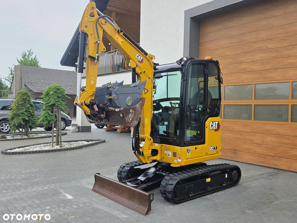 Caterpillar CAT 302.7 CR mini koparka szybkozłącze 3 łyżki piękna serwisowana 1 wł JCB sprowadzona w oryginale - 33