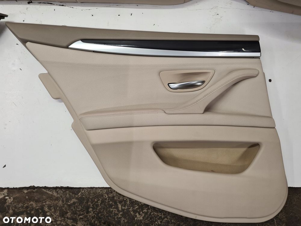 BMW 5 F10 FOTELE KANAPA BOCZKI SKÓRA GRZANE - 12