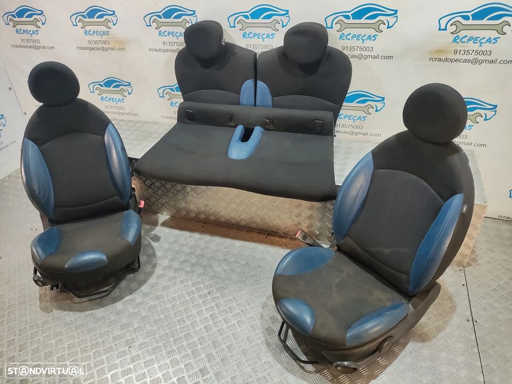 Bancos originais MINI COOPER R56 pele tecido airbag - 4