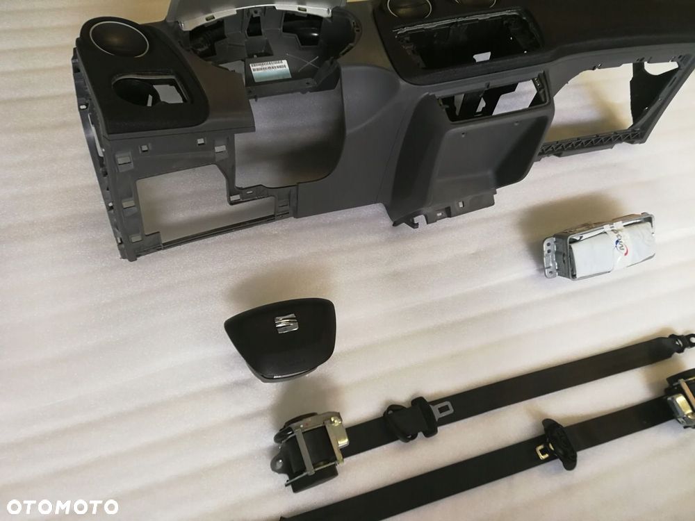 DESKA ROZDZIELCZA SEAT IBIZA 6J PODUSZKI AIRBAG - 2