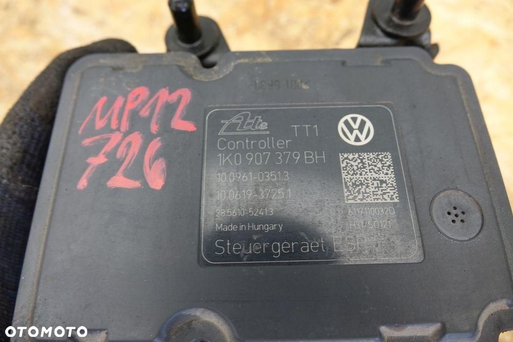 POMPA ABS STEROWNIK SKODA OCTAVIA II 1K0907379BH - 3