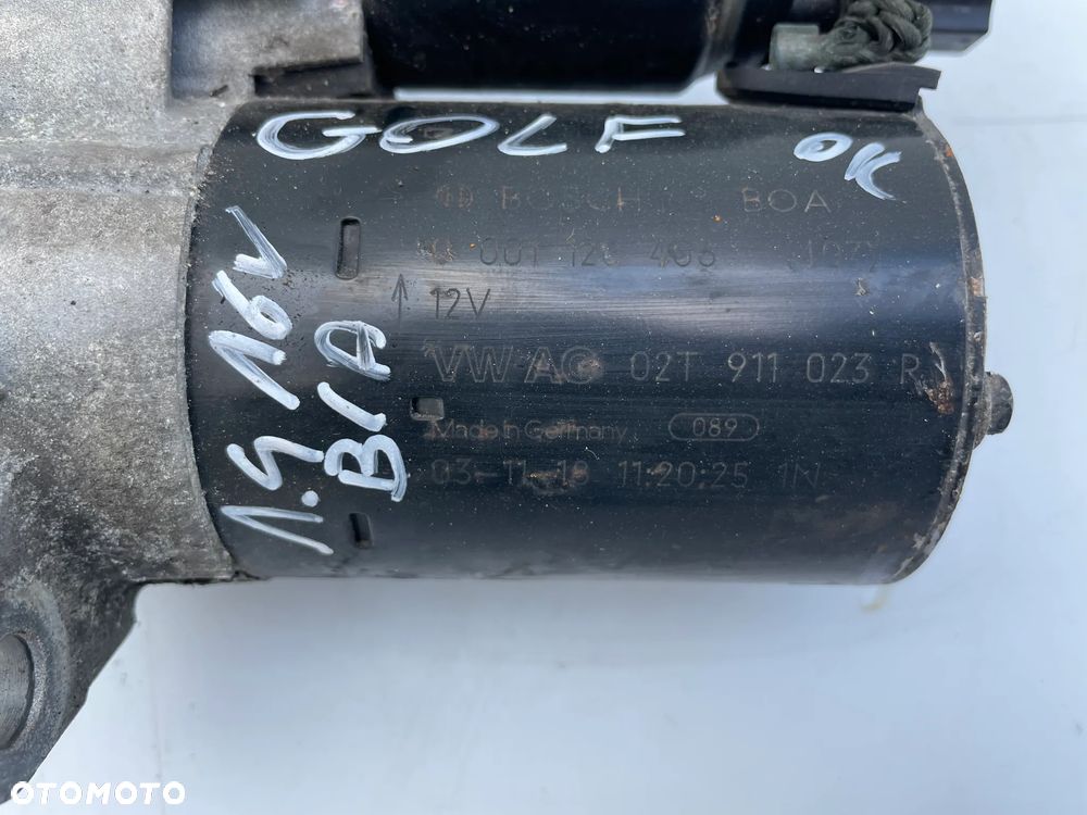 Rozrusznik vw Golf V 1.4 16V BCA 02T911023R - 2