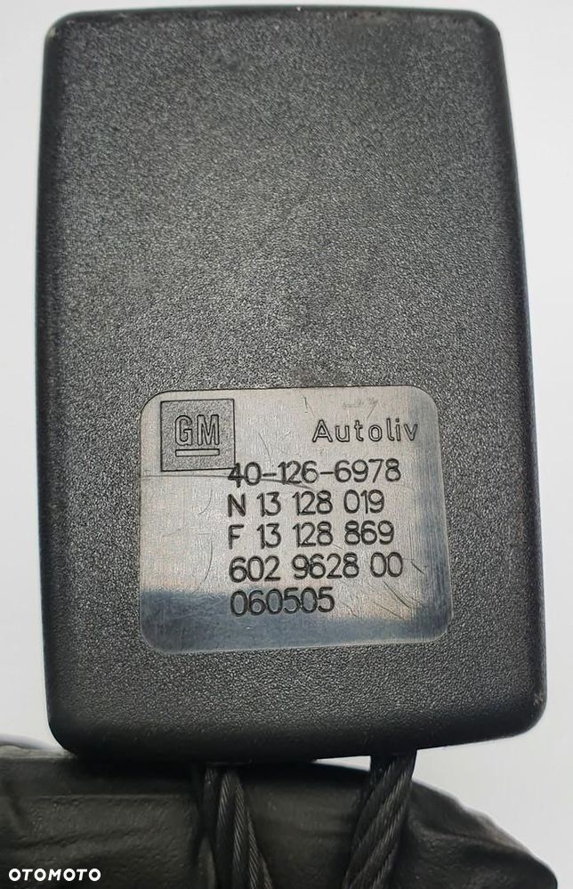 ZAPINKA WPINKA PASA TYŁ TYLNA OPEL ASTRA III H 401266978 - 3