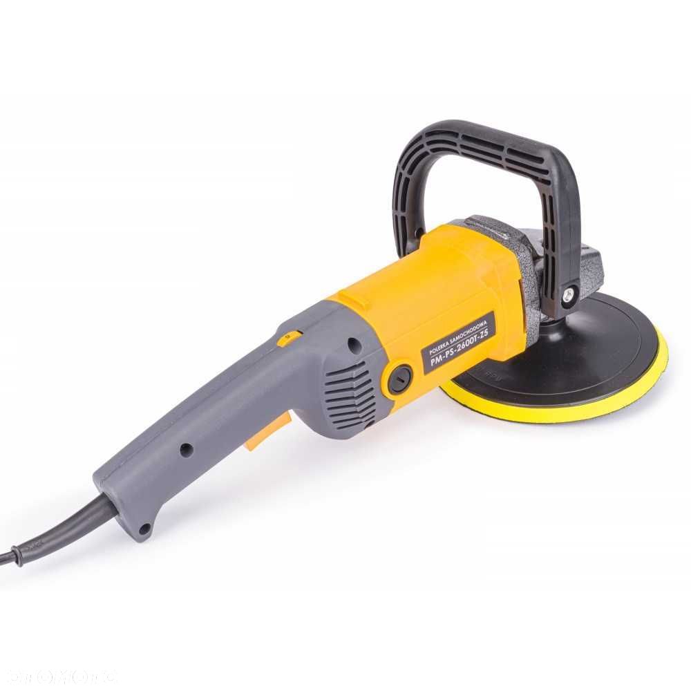 Polerka samochodowa 2600W+ Akcesoria PM-PS-2600T-Z5+ Gąbki - 3