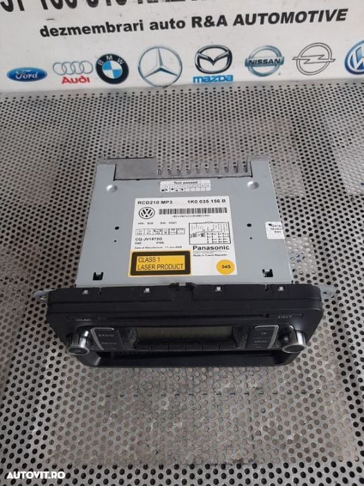 Radio Cd Mp3 Vw Golf 6 Plus Touran Caddy Etc. Dupa 2009 Aproape Nou - 4