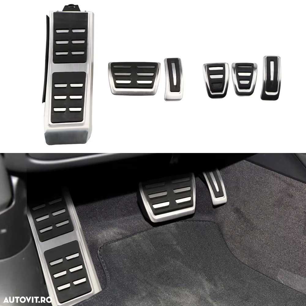 Set Ornamente Pedale Aluminiu AUT/MAN A4 B8, A5, Q5, Q3, A6 C7, A7, A8 - 4