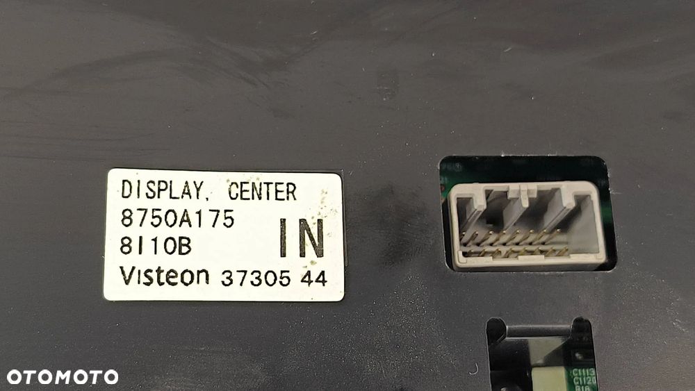Monitor / wyświetlacz / ekran/ panel 8750A175 Mitsubishi Pajero 2008 SUV Diesel 147kW 3200cm³ - 4