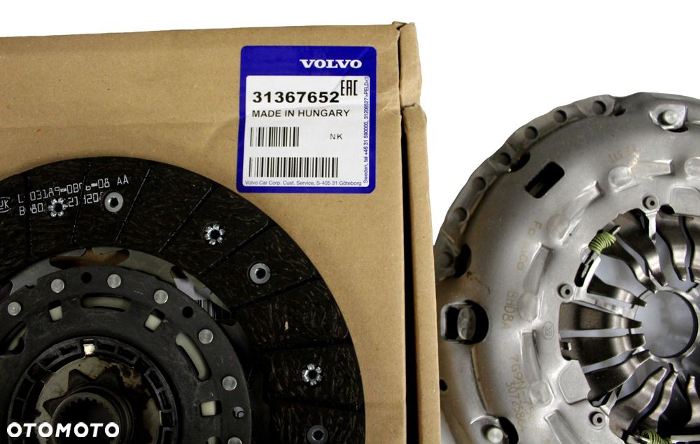 VOLVO S40 V50 zestaw sprzegla docisk oryginal OE - 3