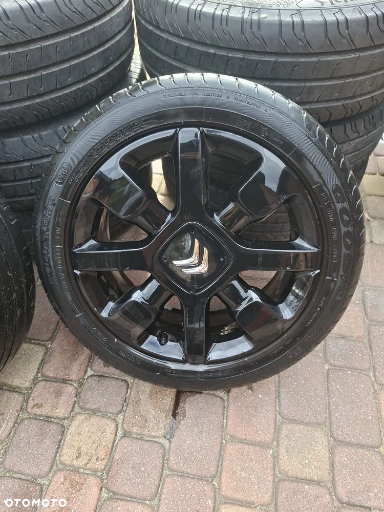 CITROEN C4 CACTUS KOŁA FELGI LATO 205/50/17 6,5X17 ET19 opony 23r 9800494077 - 6