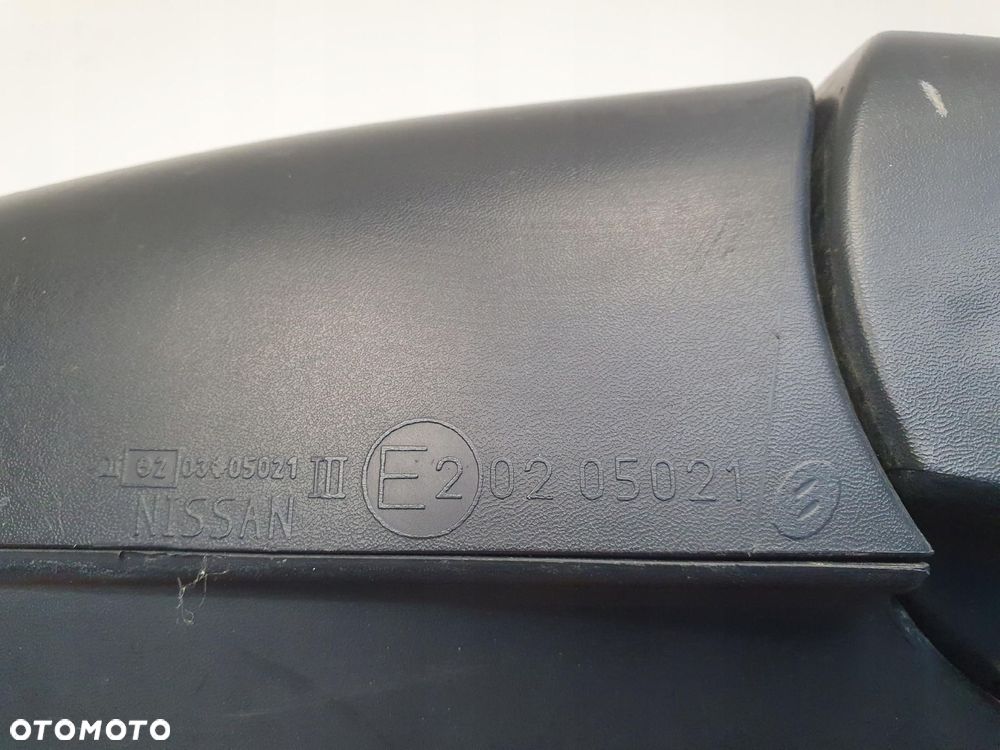 LUSTERKO PRAWE Nissan Note I 06-12r _ PASAŻERA 5 Pin kabli ANGLIK - 5