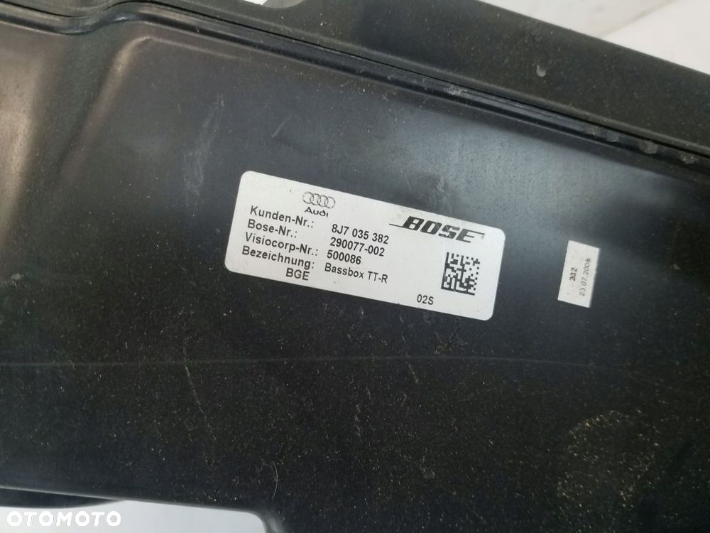 głośnik subwoofer audi tt 8j 8j7035382 - 4