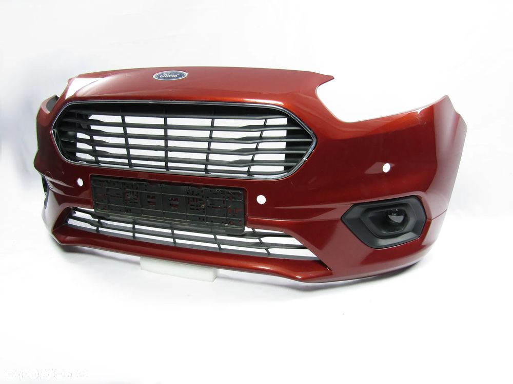 Zderzak przedni Ford Transit Courier 18-22 Pdc Lakier Red Rush - 1