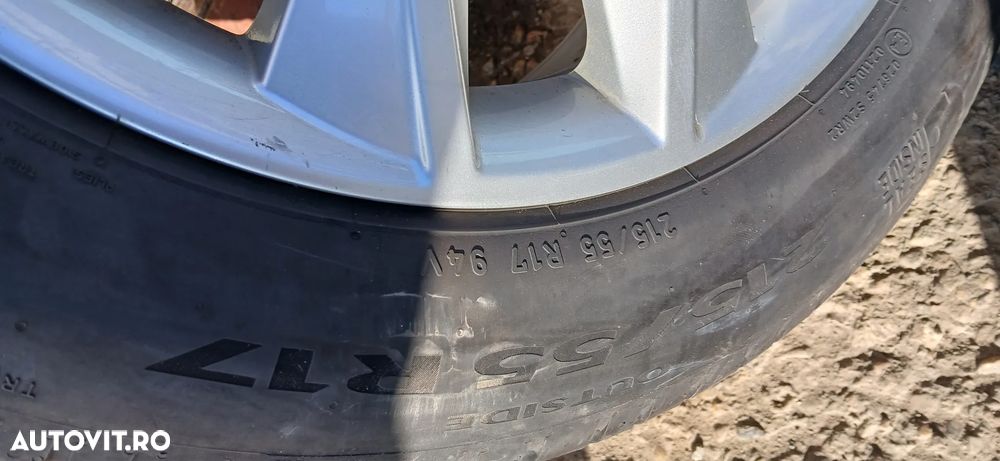 Jante aluminiu 215/55R17 Vw T-Roc seat Ateca - 10