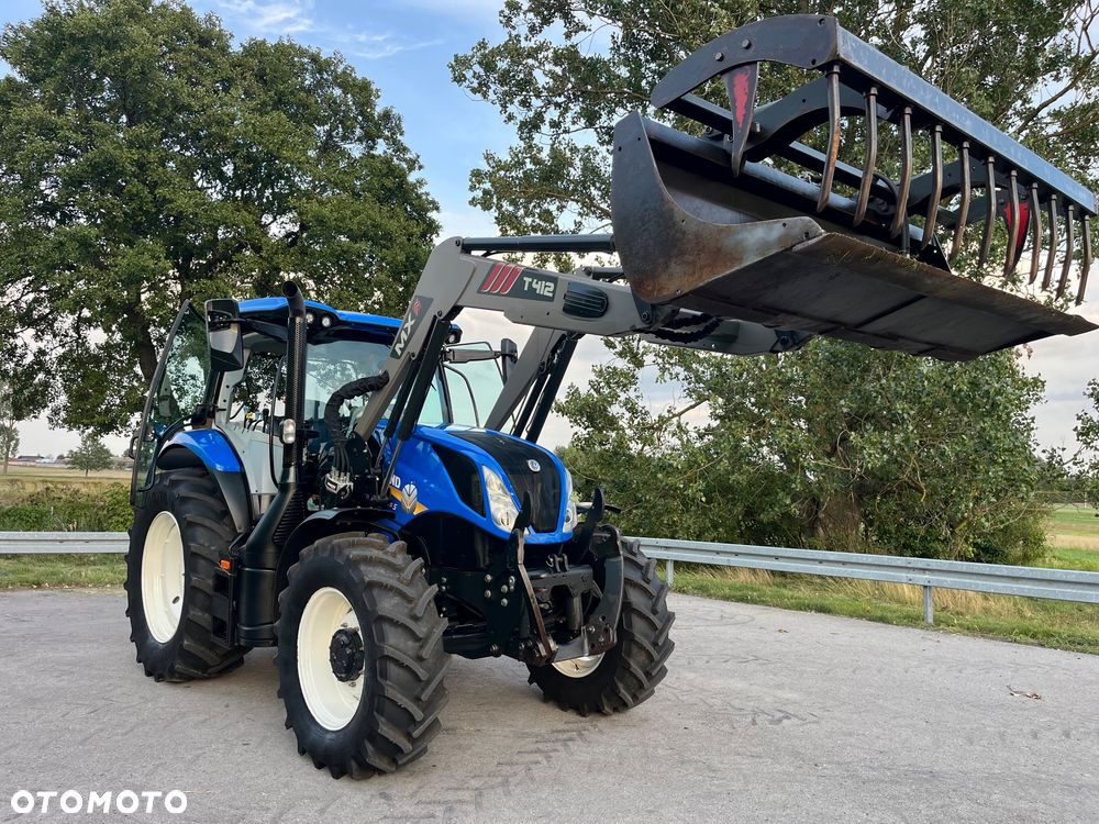 New Holland T6.125s 2019r. //STAN PERFEKCYJNY//ładowacz czołowy MX 412 łyżko krokodyl tur tuz nie t7.165 - 30