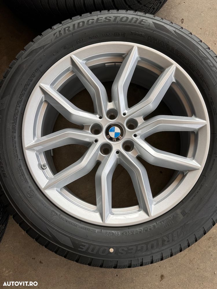 Vând jante originale BMW X5 G05 pe 19” noi cu anvelope noi de iarnă - 6