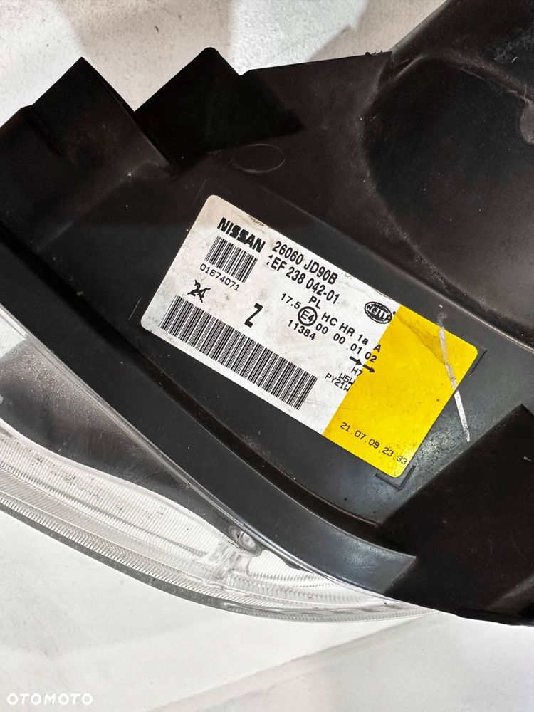 lampa lewa lewy przód 26060jd90b nissan qashqai j10 +2 09r - 15