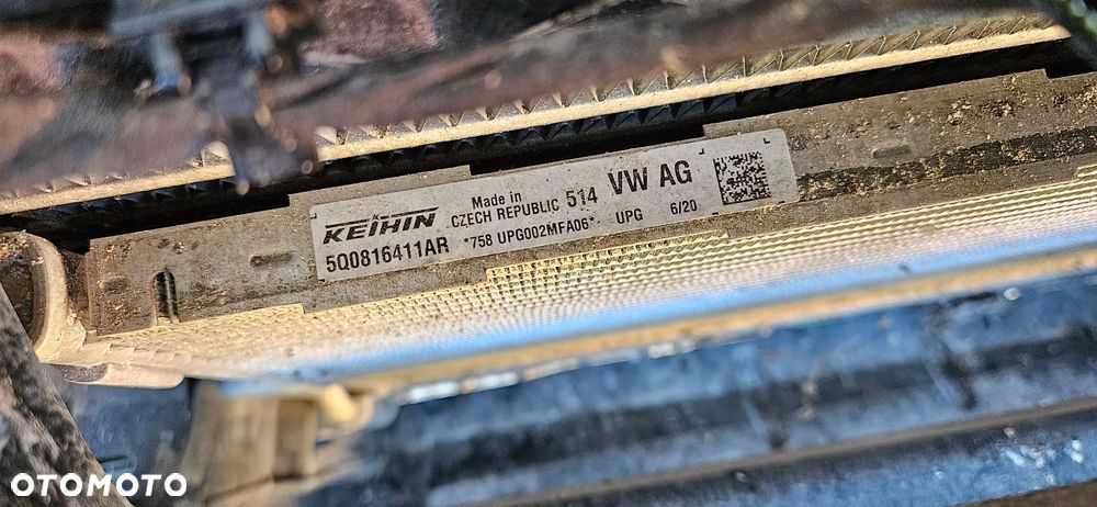 Skoda Superb 3 III 3V LIFT 2019-2023 2.0 TFSI Kompletne wzmocnienie czołowe Pas przedni Chłodnice wentylator 5Q0816411AR 5Q0121251GN 5Q0959455AR - 11