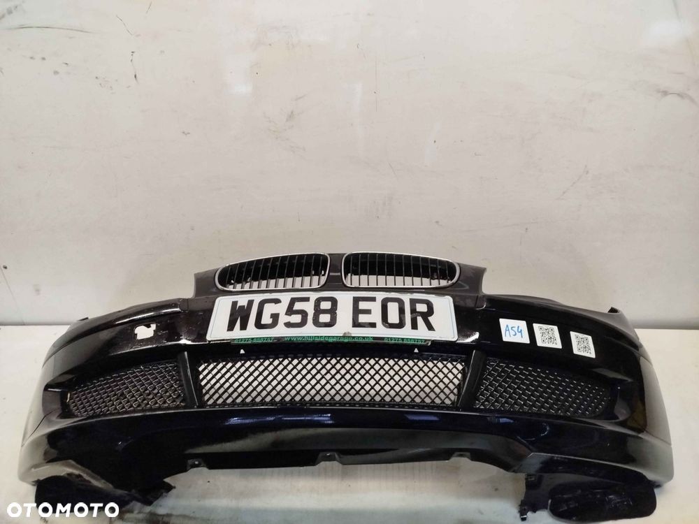 + ZDERZAK PRZÓD PRZEDNI BMW E87 SERIA 1 I LIFT FL SCHWARZ 2 II CZARNY - 1
