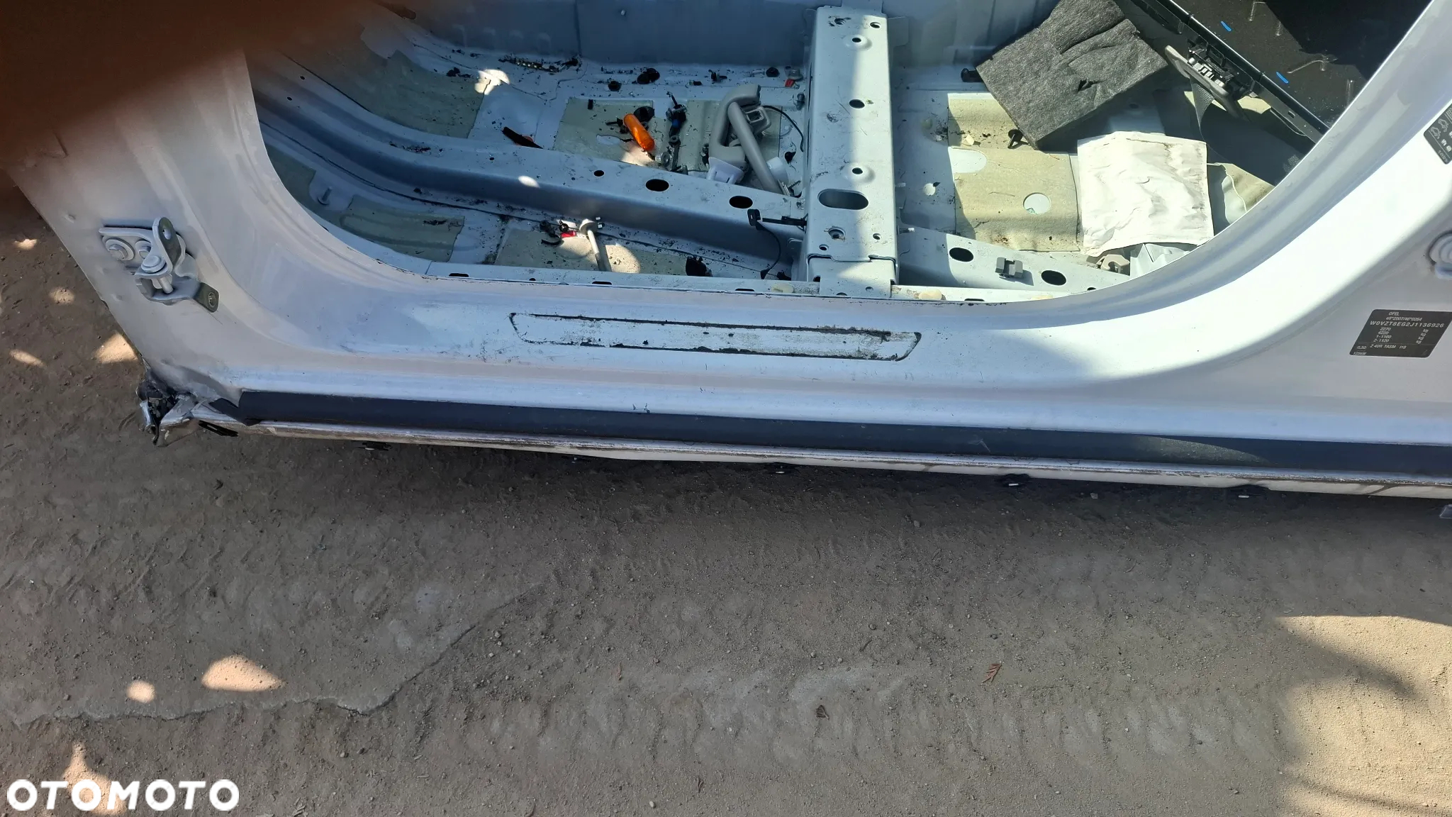 Dach próg dupa podłóżnica błotnik tylni Opel Insignia B 2018r. - 3