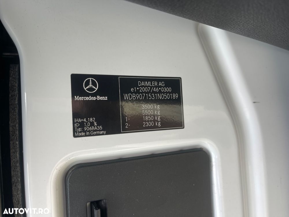 Mercedes-Benz Sprinter 516CDI KOFFER  FRIGORIFIC  PUNTE DUBLA - 35