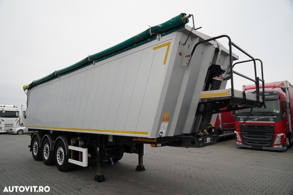 Wielton BASCULATOR / 41 M3 / ALUMINIU / 2x AXE RIDICATIVE / AXE SAF / JANTE DIN ALIAJ - 7