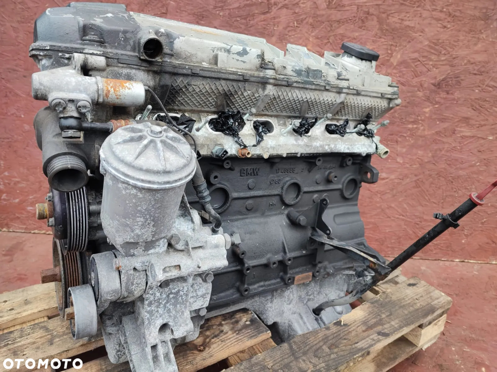 BMW E30 / E34 / E36. ORYGINALNY KOMPLETNY SŁUPEK SILNIKA M50B20V VANOS 150KM  O NR: 9 072 057 / 1 740 974 OEM. W BARDZO DOBRYM STANIE TECHNICZNYM. - 8