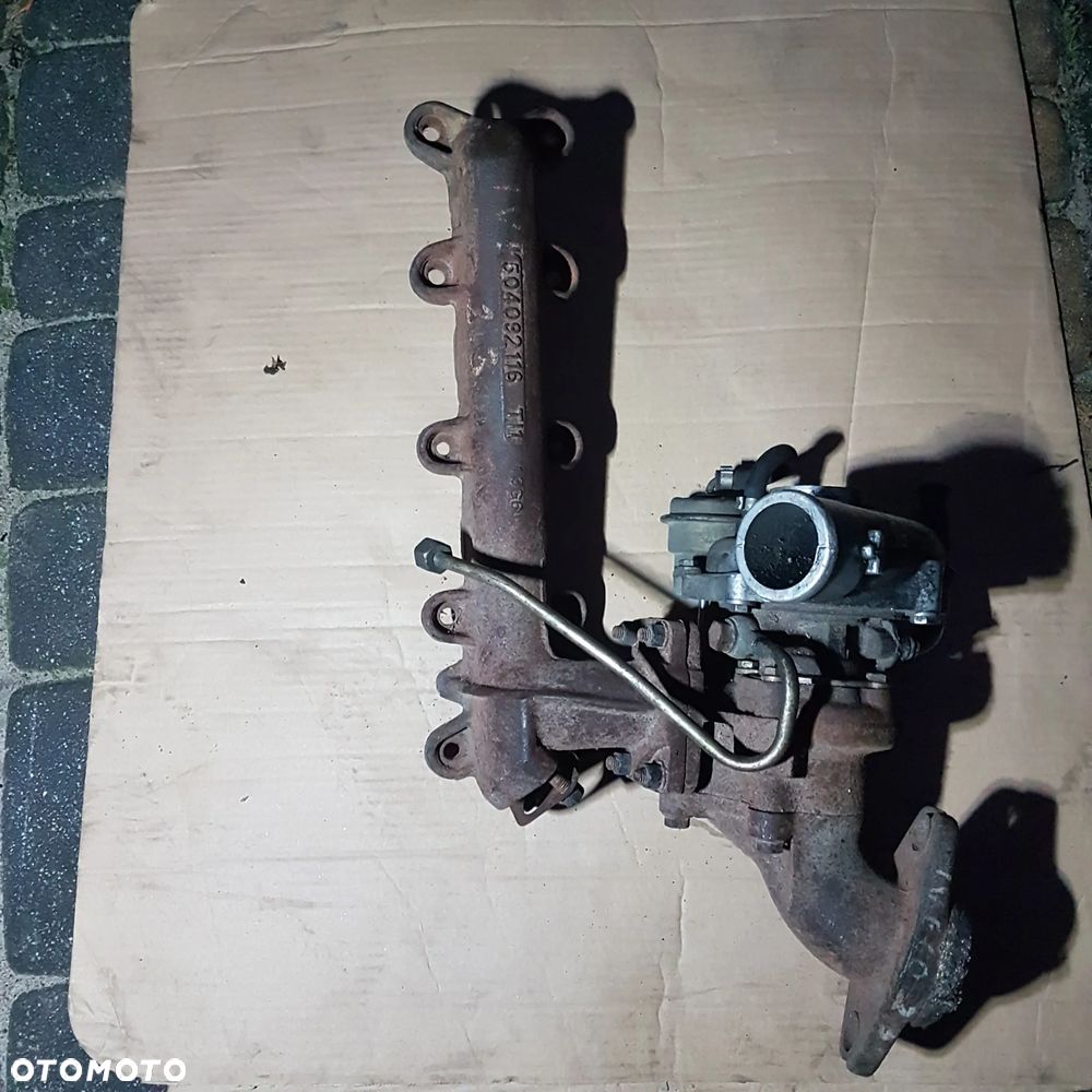 kolektor wydechowy rura śćieku oleju obejma kolanko kolano kolanka z rury turbina iveco daily 35c - 1