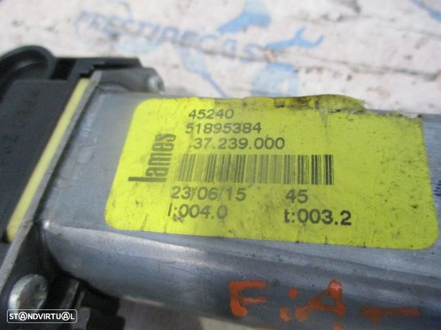 Motor Elevador Vidro 51895384 FIAT GRANDE PUNTO 2015 1.3JTD 84CV 5P PRETO F DRT - 5