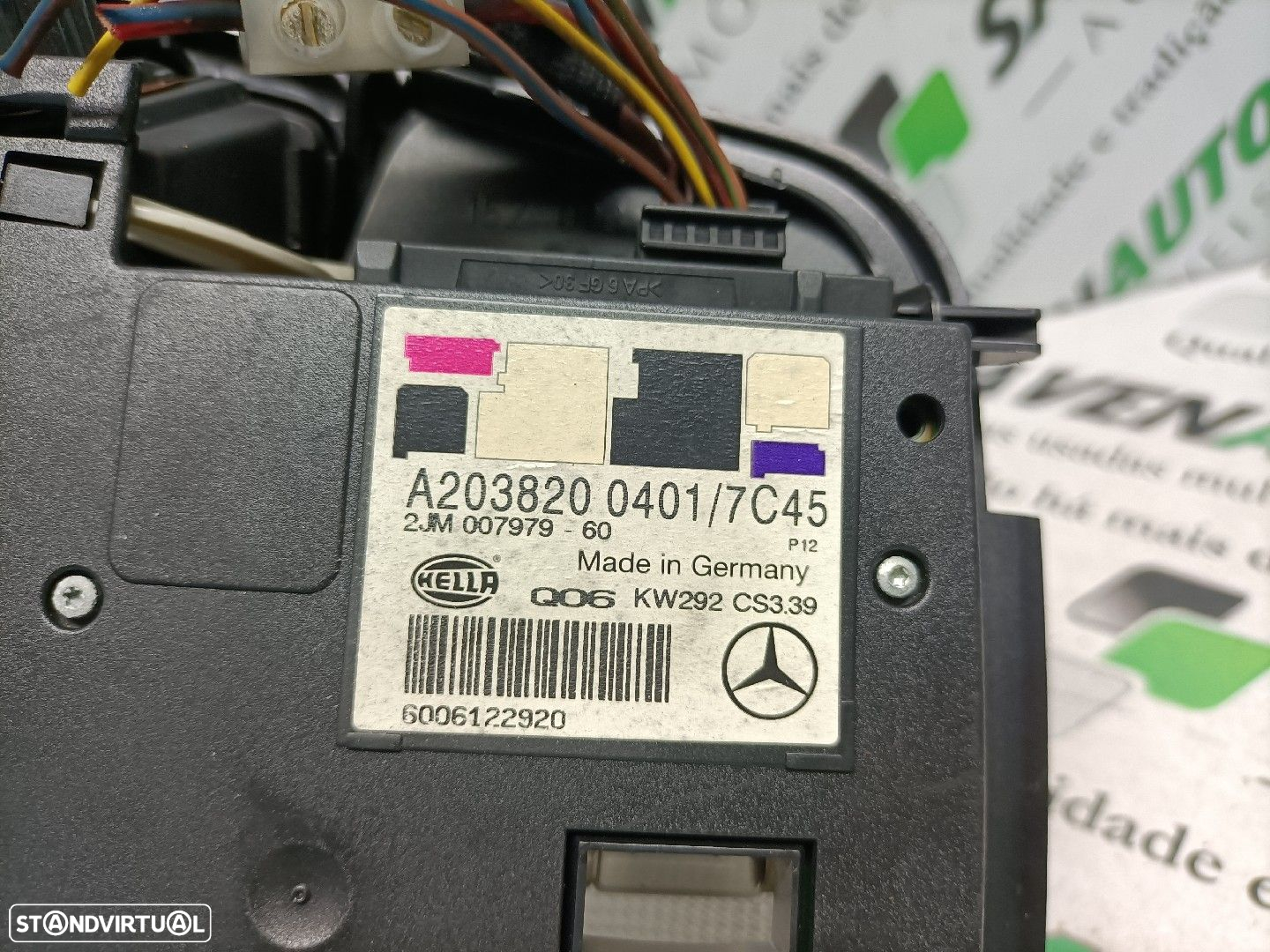 Plafonier / Botão Luz Tecto Mercedes-Benz C-Class (W203) - 3