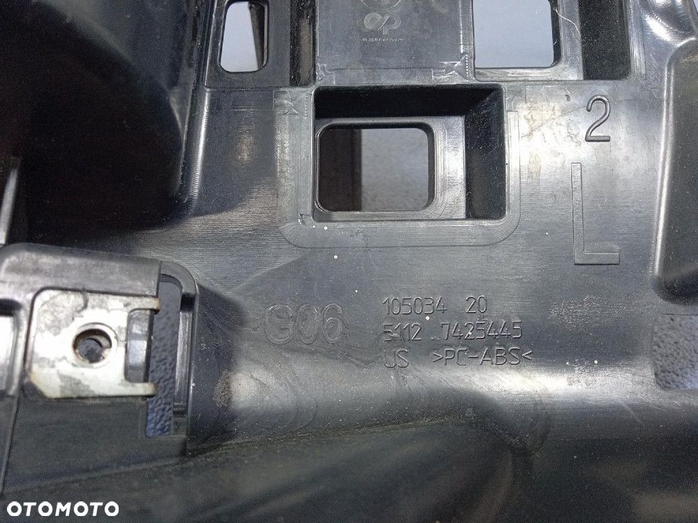 BMW X6 G06 ŚLIZG MOCOWANIE ZDERZAKA LEWY TYŁ TYLNI 7425445 - 3