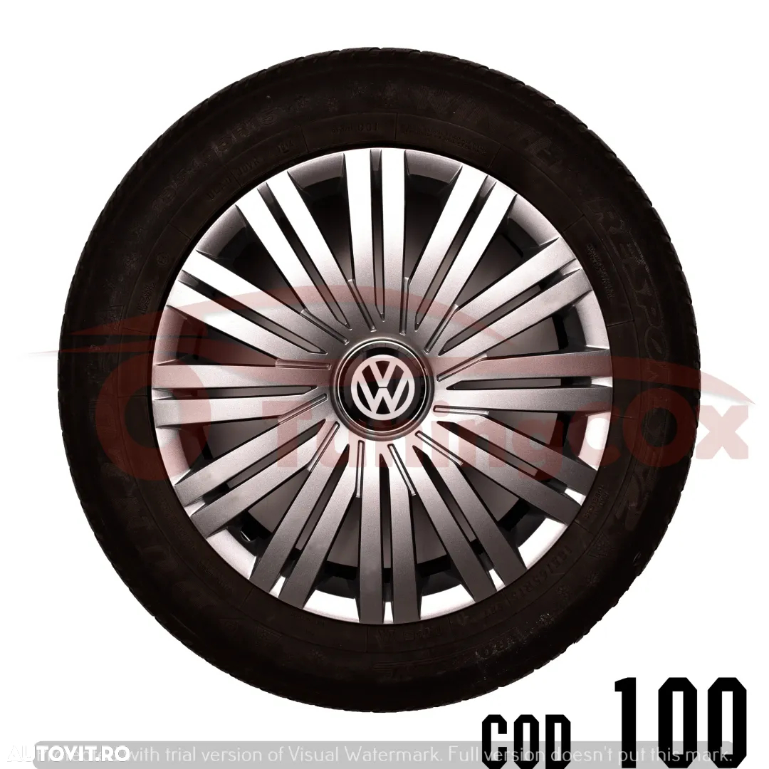 Capace roti VOLKSWAGEN R13 La set de 4 buc,Capace janata aliaj - 2