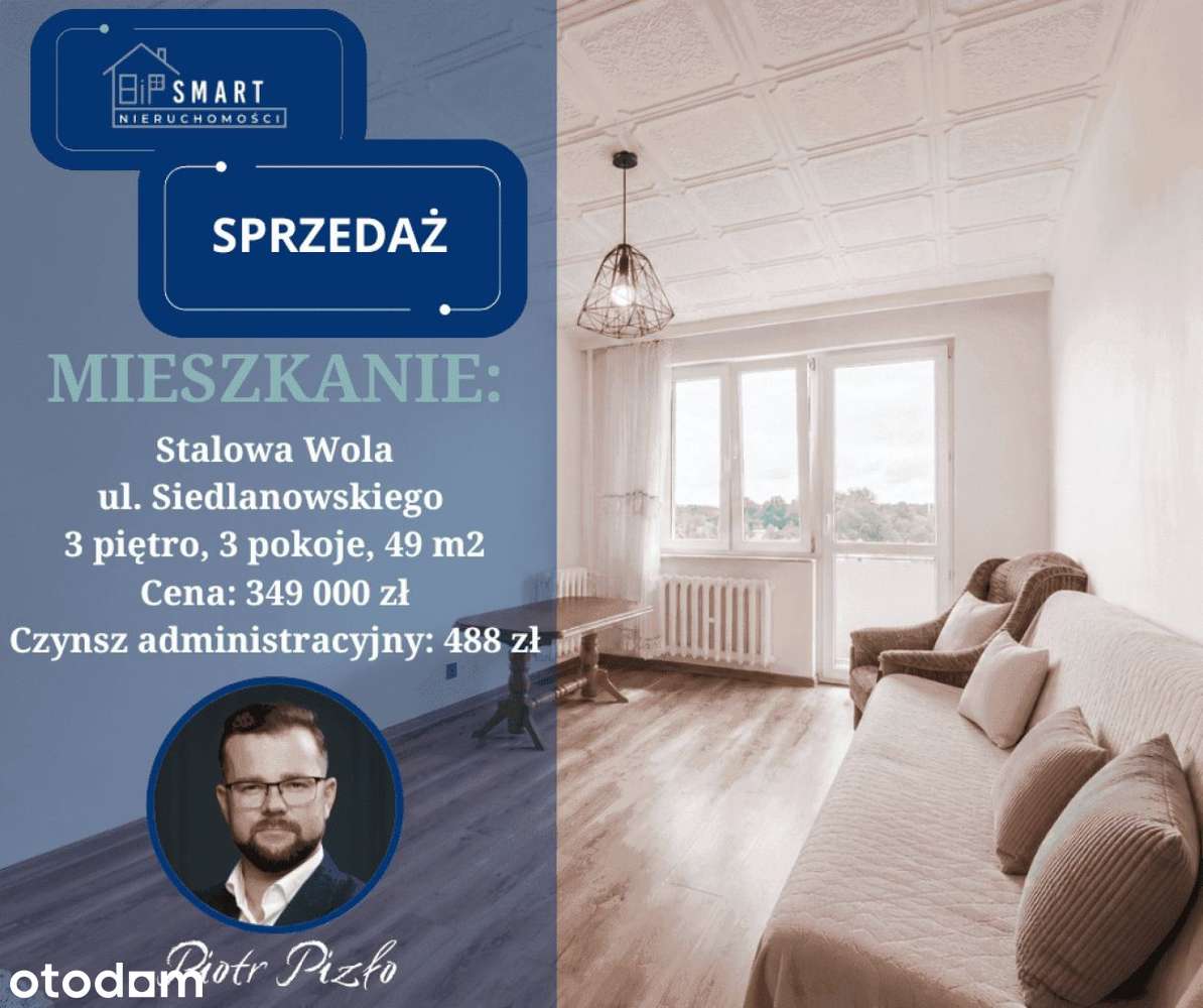 Mieszkanie 3 pokoje I balkon I dwustronne