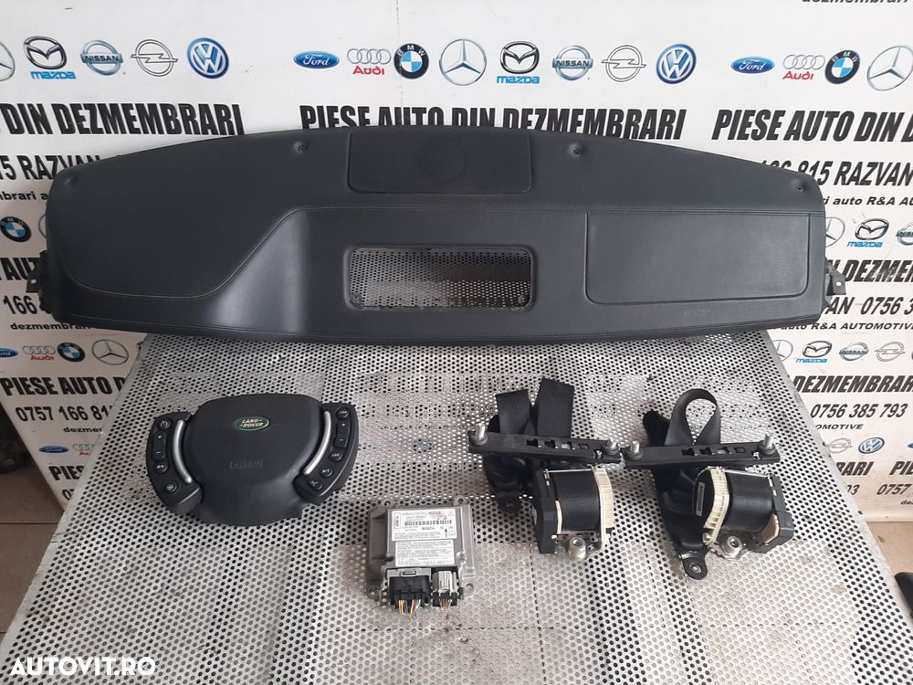 Plansa Bord Kit Airbag Land Rover Range Rover Vogue L322 Volan Stanga An 2005-2006-2007-2008-2009-2 - 3