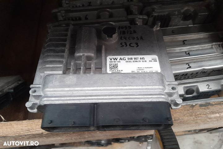 Calculator motor ECU 04B907445 04B907445 Seat Ibiza 4 [2th facelift] - 1