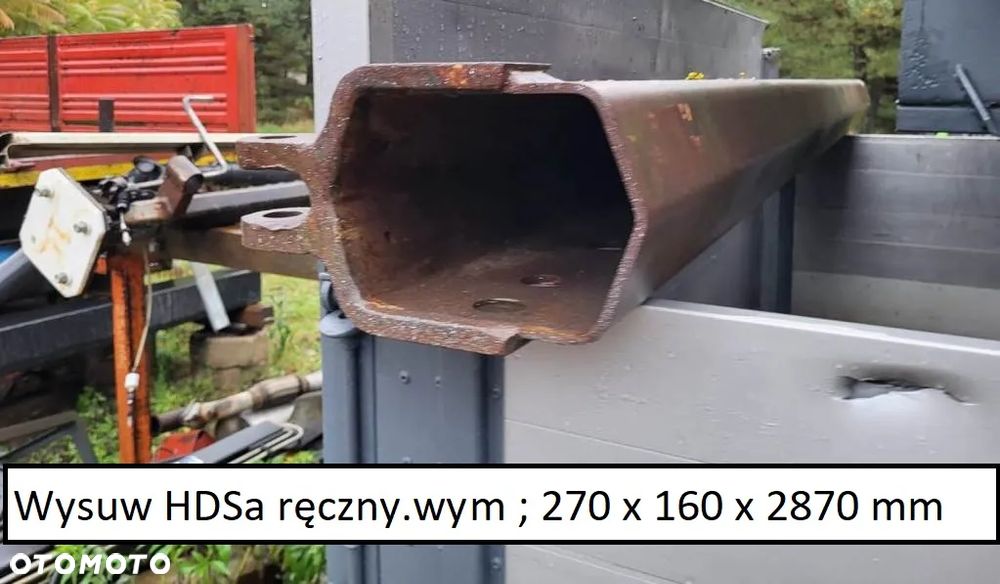 HDS  Przedłuzka wysuw Ramie Kiper Wywrot HDS PALFINGER HIAB IVECO DAILY RENAULT MAN - 1