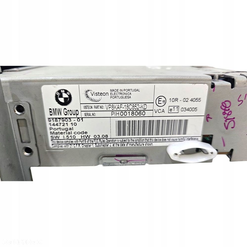 Bmw E60 E61 E63 E64 Lci Radio Moduł Czytnik Audio Cd Champ Business 9187903 - 10