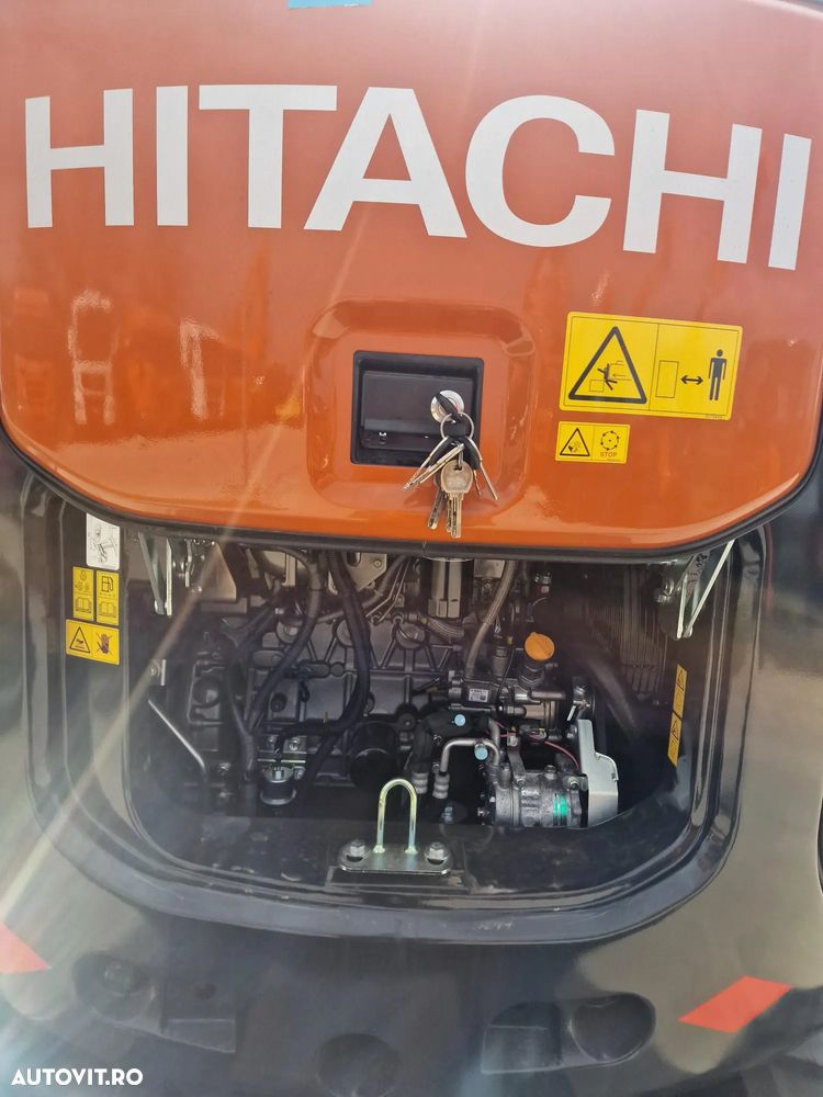 Hitachi ZX65, 6,5tone, 2025, NOU, 66.900 EUR+Tva, PROMOTIE CUPLA RAPIDA+3 CUPE NOI, Aer cond, Inst picon, Ad sapare 4,5m, latime 2m, inaltime 2,55m, posibilitate leasing 5 ani, SUPER PRET 66.900 EUR+Tva - 16
