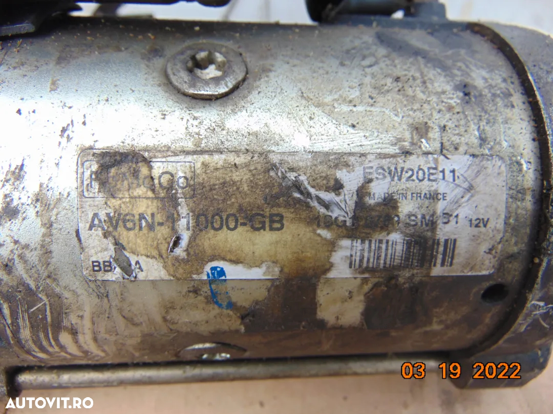 Electromotor Ford focus 1.6tdci C max Fiesta mondeo tournier B Max Kuga euro 5 - 2