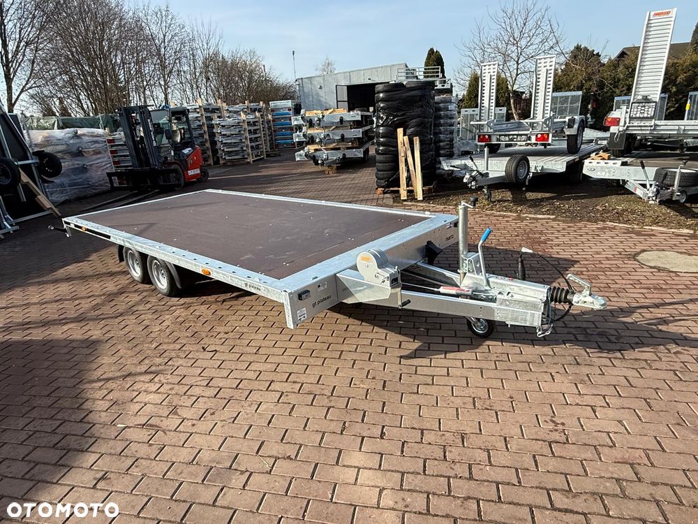 Martz Przyczepa Martz GT Plateau 450 DMC 3,5T 450x200 platforma podłoga sklejka spawana rama Motomus - 5